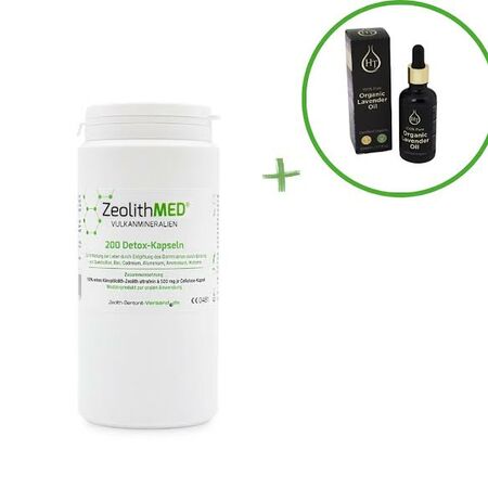 Промо пакет ZeolithMed 200 капсули + Лавандулово масло HT 50ml