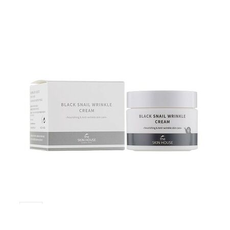 Крем с Черен охлюв за бръчки The Skin House Black Snail Wrinkle Cream 50ml