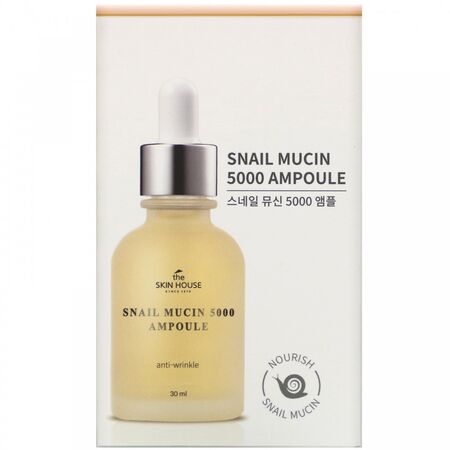 The Skin House Ампула с високо съдържание на екстракт от охлюв Snail Mucin 5000 Ampoule 30ml