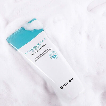 Дълбоко почистваща пяна с Хиалуронова киселина Mizon Hyaluronic Acid Sherbet Deep Cleansing Foam 150ml