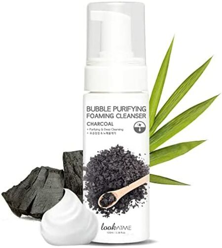 Нежна почистваща бъбъл пяна с Въглен Look At Me Bubble Purifying Foaming Cleanser Charcoal 150ml