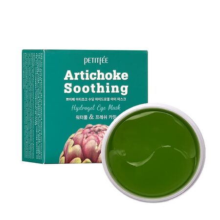 Petitfee Успокояващи и хидратиращи хидрогелни пачове за очи с Артишок Artichoke Soothing Hydrogel Eye Mask 84g/60pcs