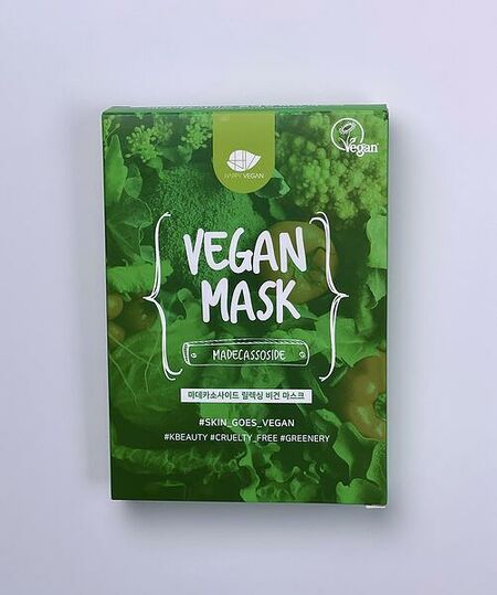 Подхранваща веган маска за лице Happy Vegan Madecassoside 27ml