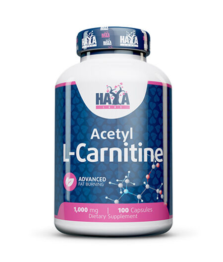 HAYA LABS ACETYL L-CARNITINE 1000MG / 100 CAPS.