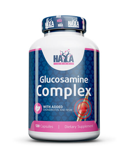 HAYA LABS GLUCOSAMINE CHONDROITIN & MSM COMPLEX / 120 CAPS.