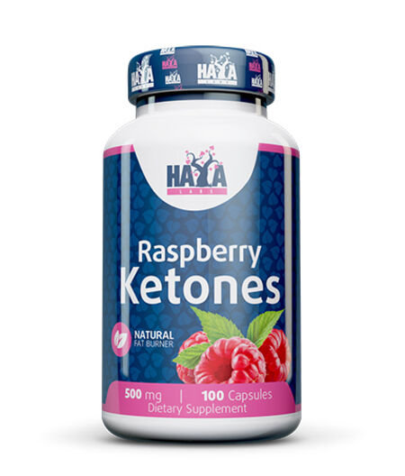 HAYA LABS RASPBERRY KETONES 500MG / 100 CAPS.