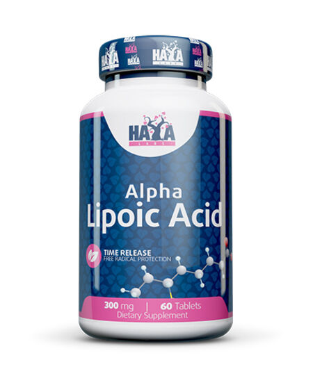 HAYA LABS SUSTAINED RELEASE ALPHA LIPOIC ACID 300MG. / 60 VTABS.