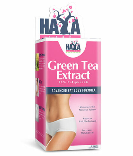 HAYA LABS GREEN TEA EXTRACT 500MG / 60 CAPS.