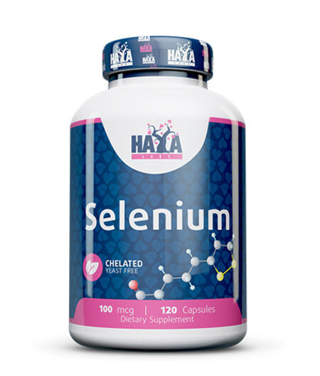 HAYA LABS SELENIUM /CHELATED -YEAST FREE/ 100MCG. / 120 CAPS.