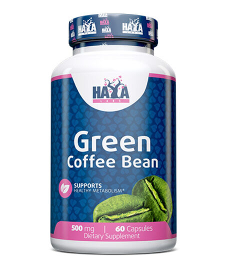 HAYA LABS GREEN COFFEE BEAN EXTRACT 500MG / 60 CAPS.