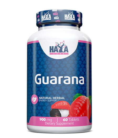 HAYA LABS GUARANA 900MG / 60 TABS.