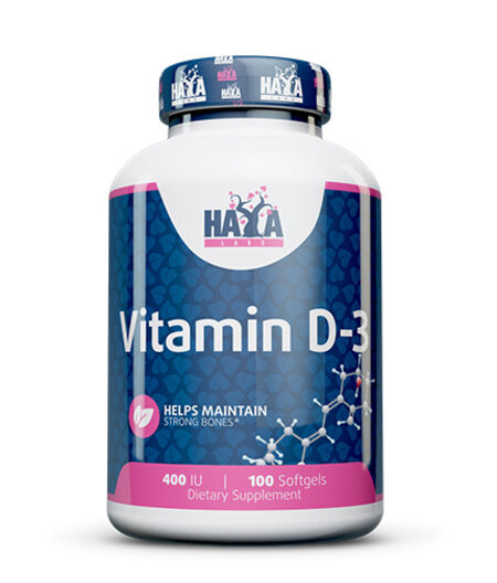 HAYA LABS VITAMIN D-3 400 IU / 100 SOFTGELS