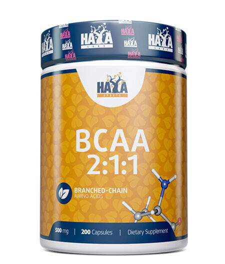 HAYA LABS SPORTS BCAA 2:1:1 500MG / 200 CAPS