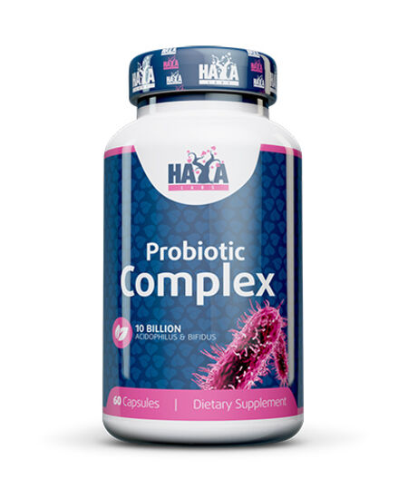 HAYA LABS 10 BILLION ACIDOPHILUS & BIFIDUS PROBIOTIC COMPLEX / 60CAPS.