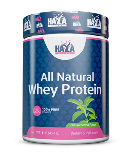 HAYA LABS 100% PURE ALL NATURAL WHEY PROTEIN / STEVIA