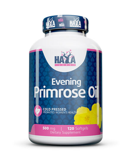 HAYA LABS EVENING PRIMROSE OIL / COLD PRESSED / 500MG. / 120 SOFTGELS