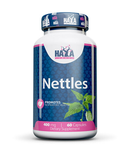 HAYA LABS NETTLES 400MG. / 60 CAPS.