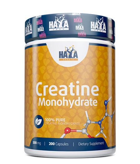 HAYA LABS SPORTS CREATINE MONOHYDRATE 500MG / 200 CAPS.