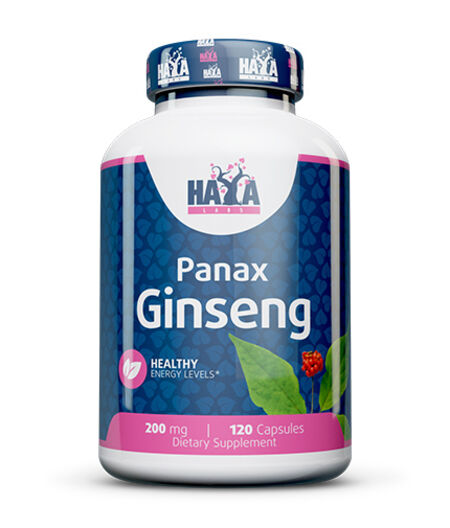 HAYA LABS PANAX GINSENG 200MG. / 120 CAPS.