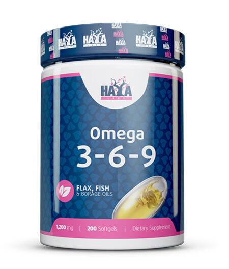 HAYA LABS OMEGA 3-6-9 / 200 SOFTGELS