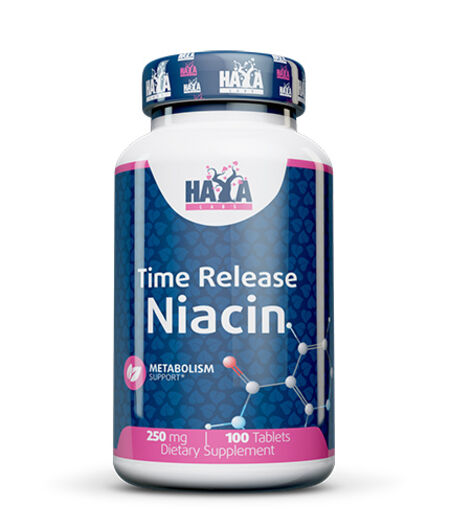 HAYA LABS NIACIN /TIME RELEASE/ 250MG / 100 TABS.