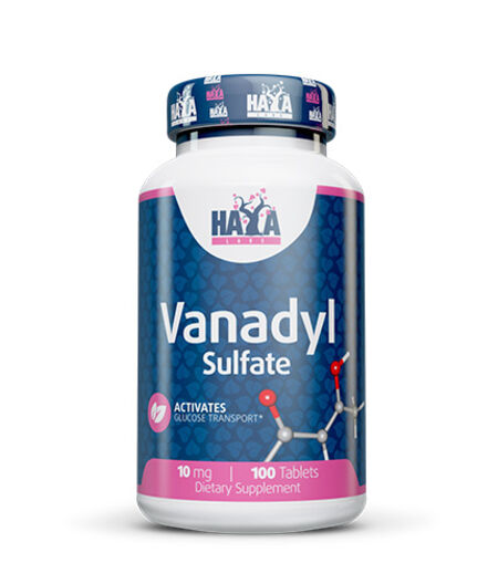 HAYA LABS VANADYL SULFATE 10MG / 100 TABS.