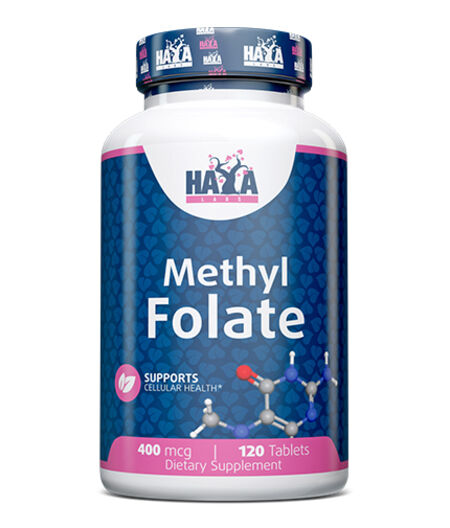 HAYA LABS METHYL FOLATE 400 MCG / 120 TABS