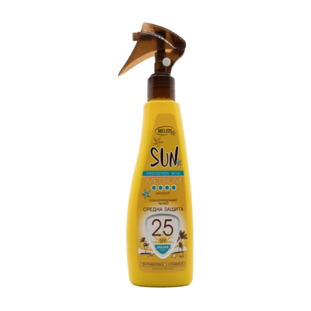 Слънцезащитен спрей “Melitis” SPF25 200 ml