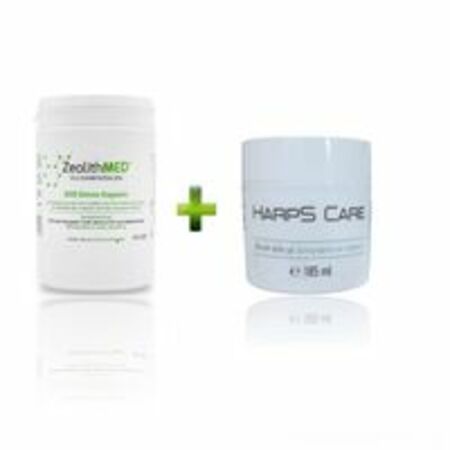 Промо пакет ZeolithMeD - Detox 600 капсули + Harps Care (Масажен гел за тяло), 185 ml