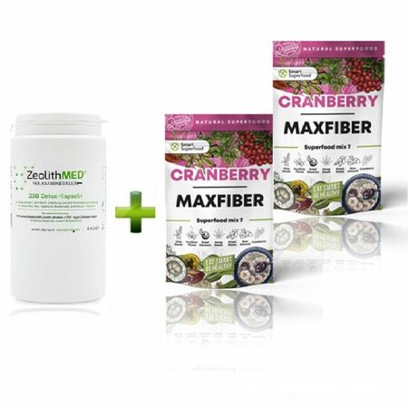 Супер хранителни добавки за по-добро здраве и уелнес. ZeolithMed 200 к-ли + Superfood Cranberry Mix 7 Maxfiber 200г 10