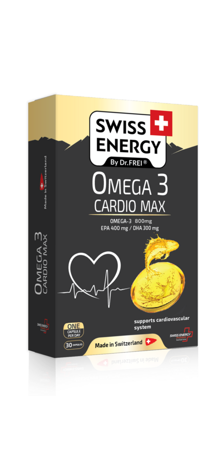 Swiss Energy Омега 3 Кардио Макс х30 капсули