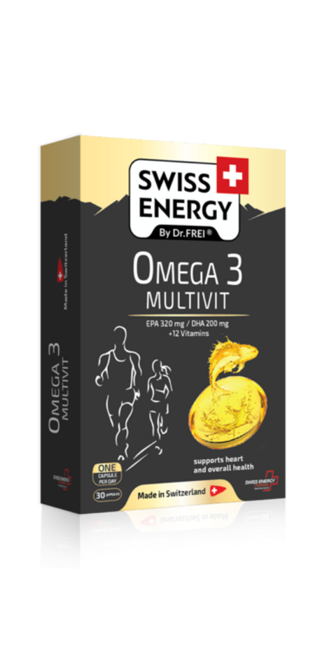 Swiss Energy Омега 3 Мултивит х30 капсули