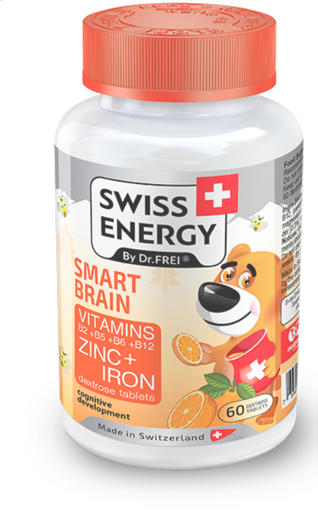 Swiss Energy SMART BRAIN Витамини за деца 60 декстрозни табл.