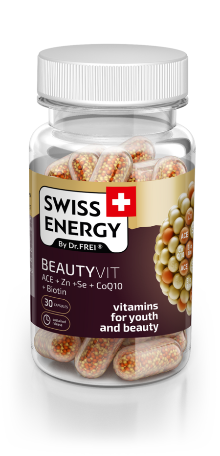 Swiss Energy Beautyvit Витамини за красота х30 капсули