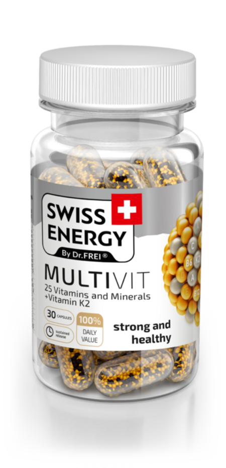 Swiss Energy Multivit Мултивитамини и минерали х30 капсули