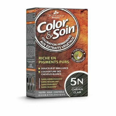 Боя за коса Color & Soin 5N Светлокестеняв