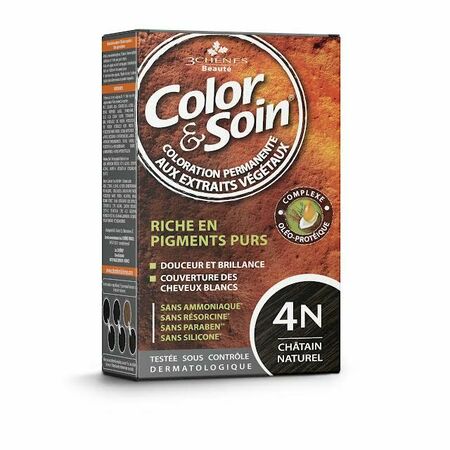 Боя за коса Color & Soin 4N Кестеняв