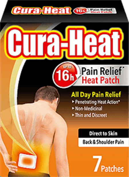 ЗАГРЯВАЩИ ЛЕПЕНКИ CURA HEAT BACK & SHOULDER